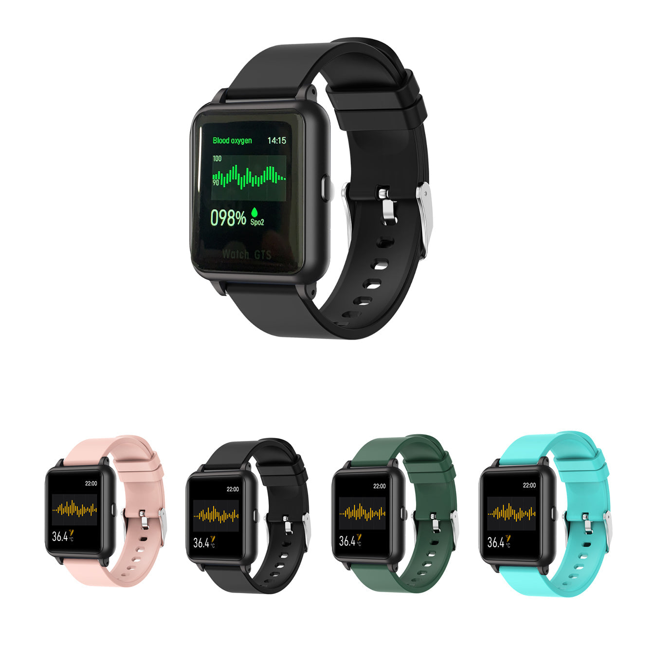 OXITEMP Smart Watch - Oximeter, Thermometer & Pulse Monitor Watch 2025