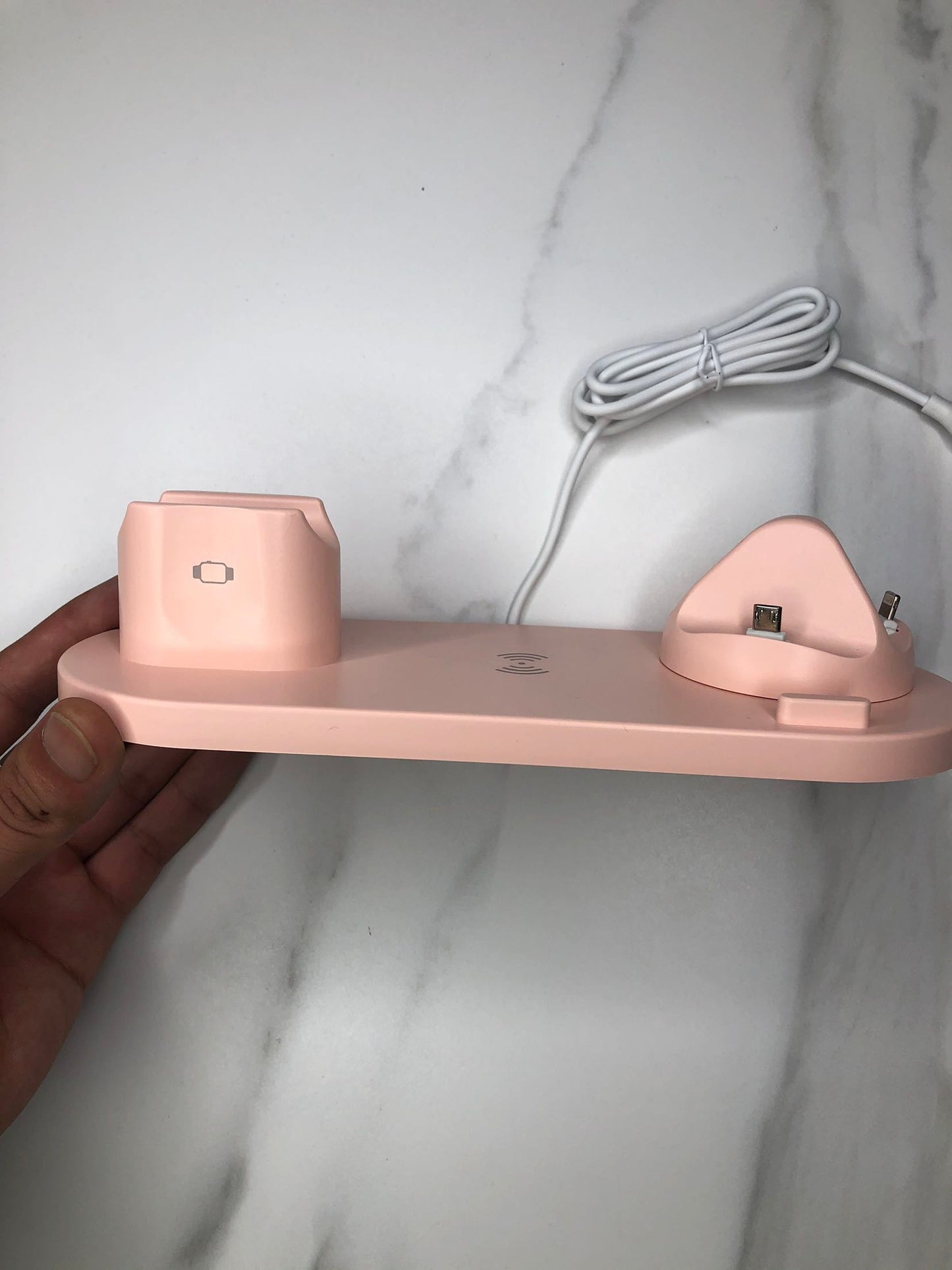 Portable device cordless power dock