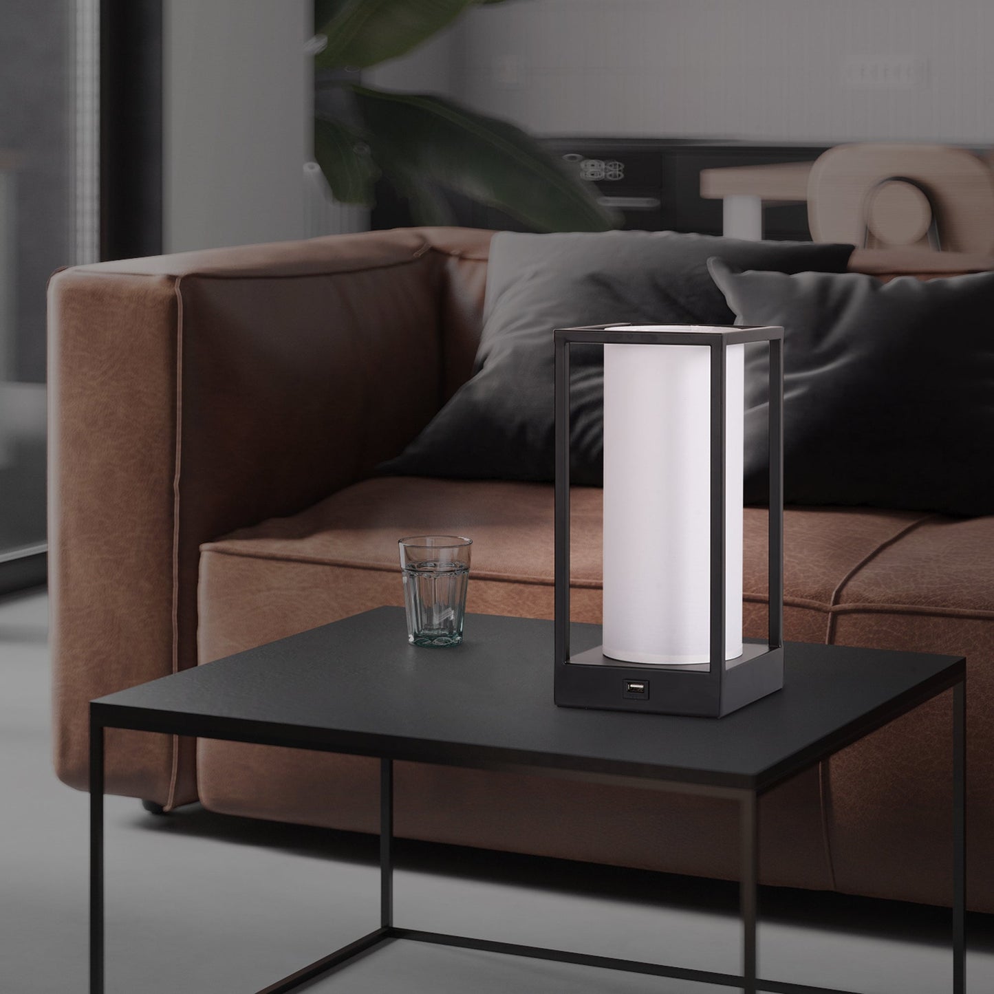 Hokkaido Table Lamp with Phone Charger - Bedroom Decor Lamp Online