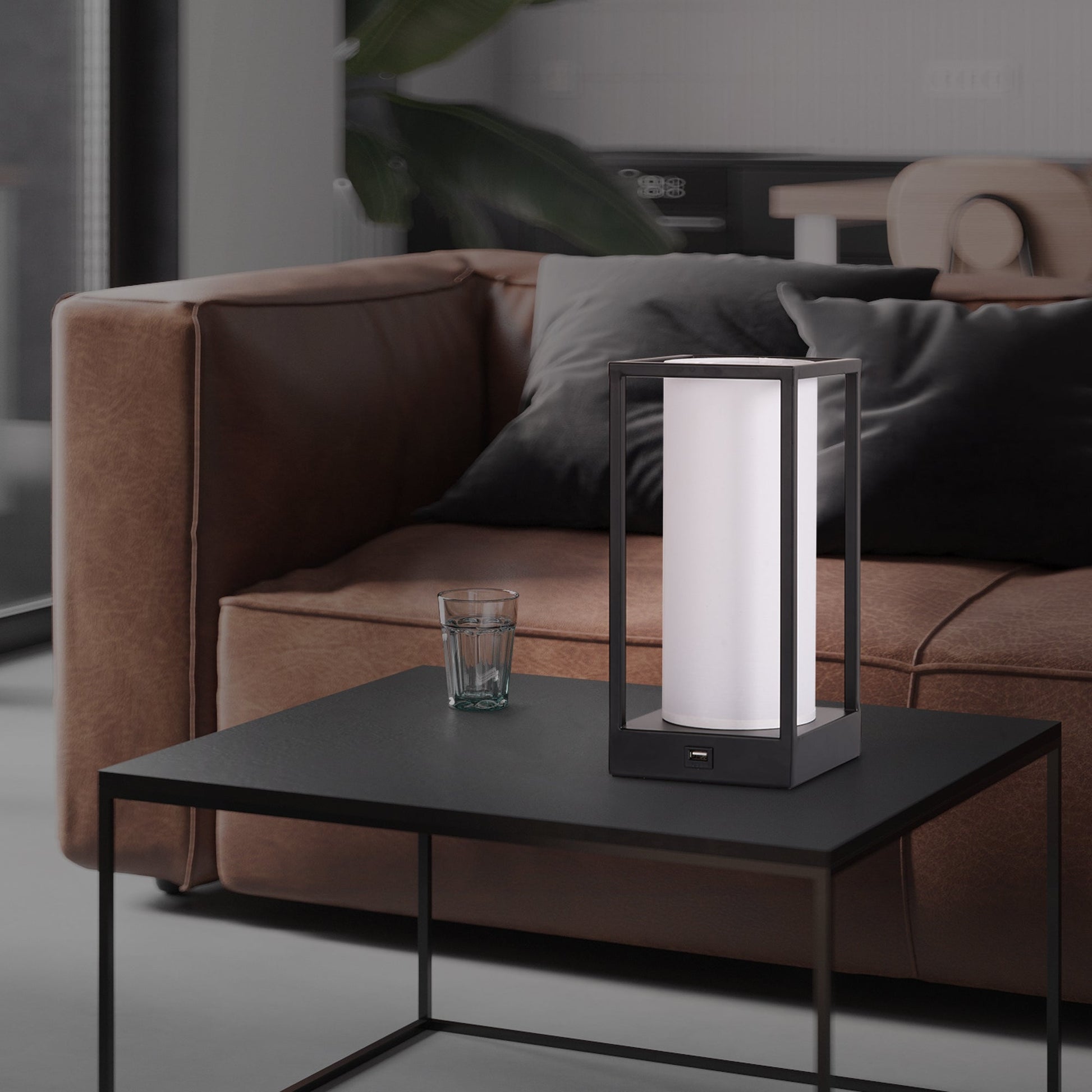 Hokkaido Table Lamp with Phone Charger - Bedroom Decor Lamp Online