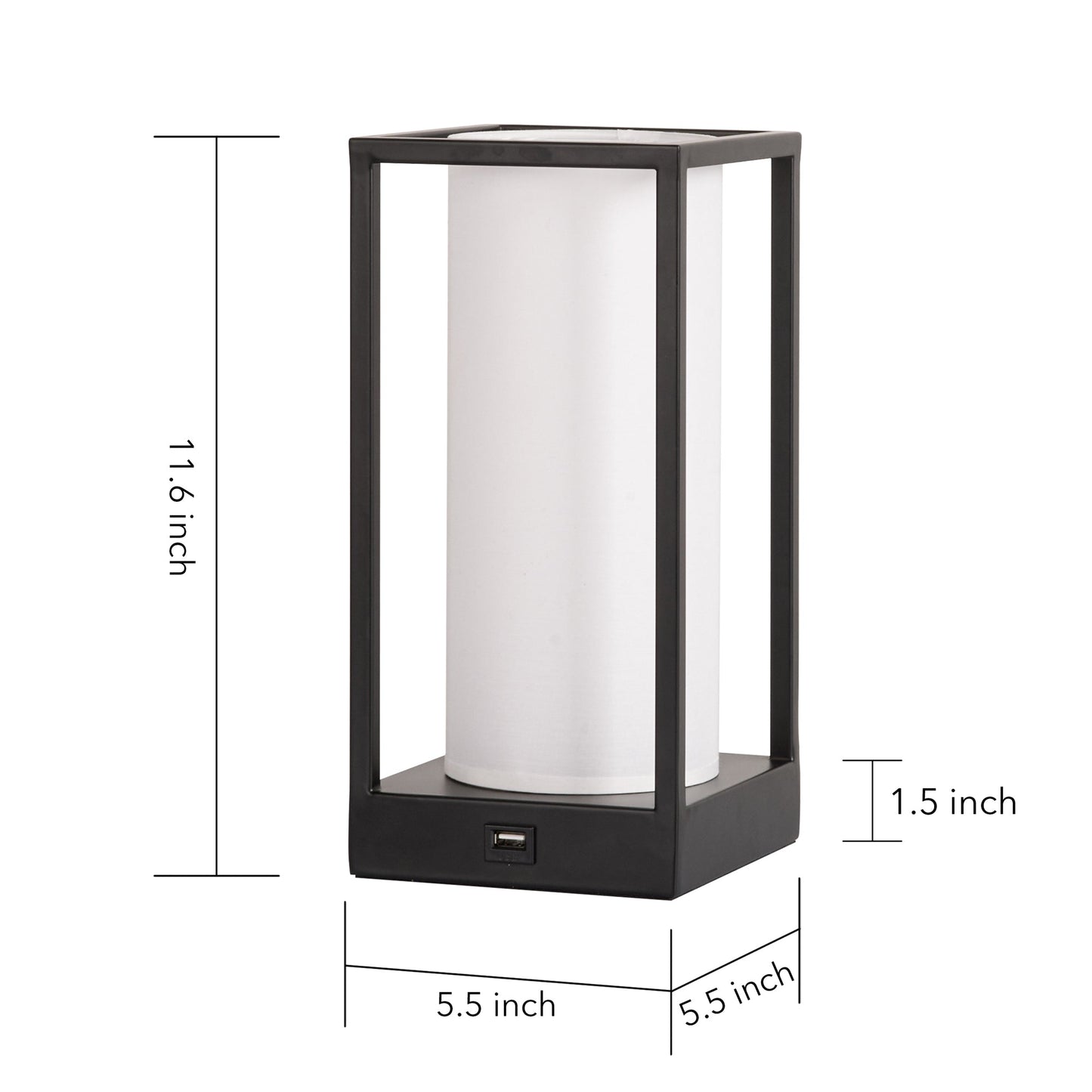 Hokkaido Table Lamp with Phone Charger - Bedroom Decor Lamp Online