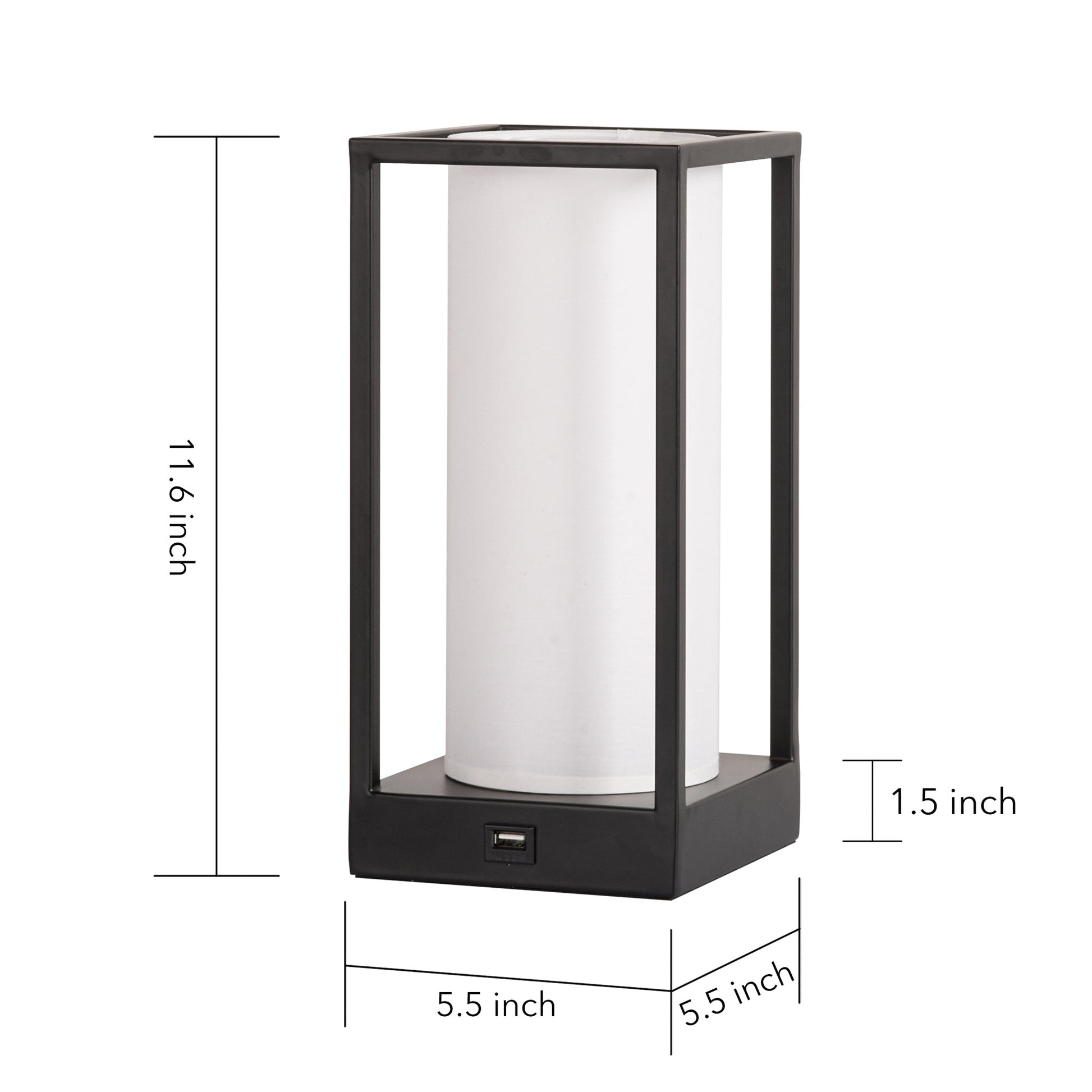 Hokkaido Table Lamp with Phone Charger - Bedroom Decor Lamp Online