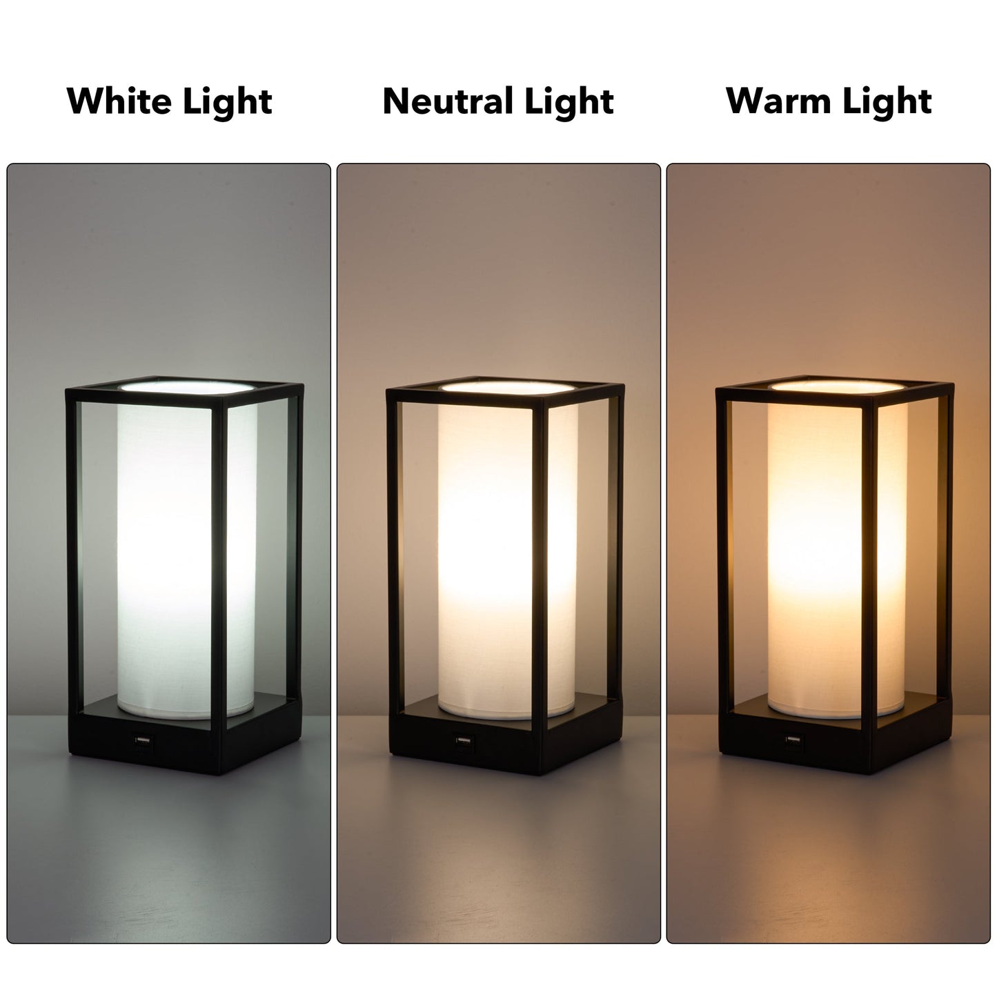 Hokkaido Table Lamp with Phone Charger - Bedroom Decor Lamp Online