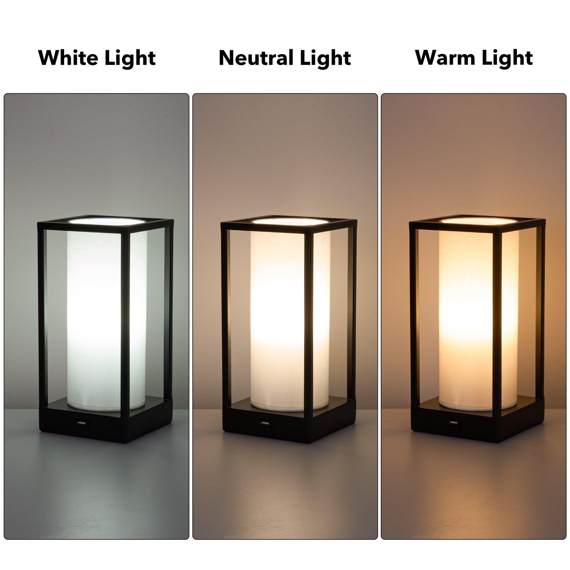 Hokkaido Table Lamp with Phone Charger - Bedroom Decor Lamp Online