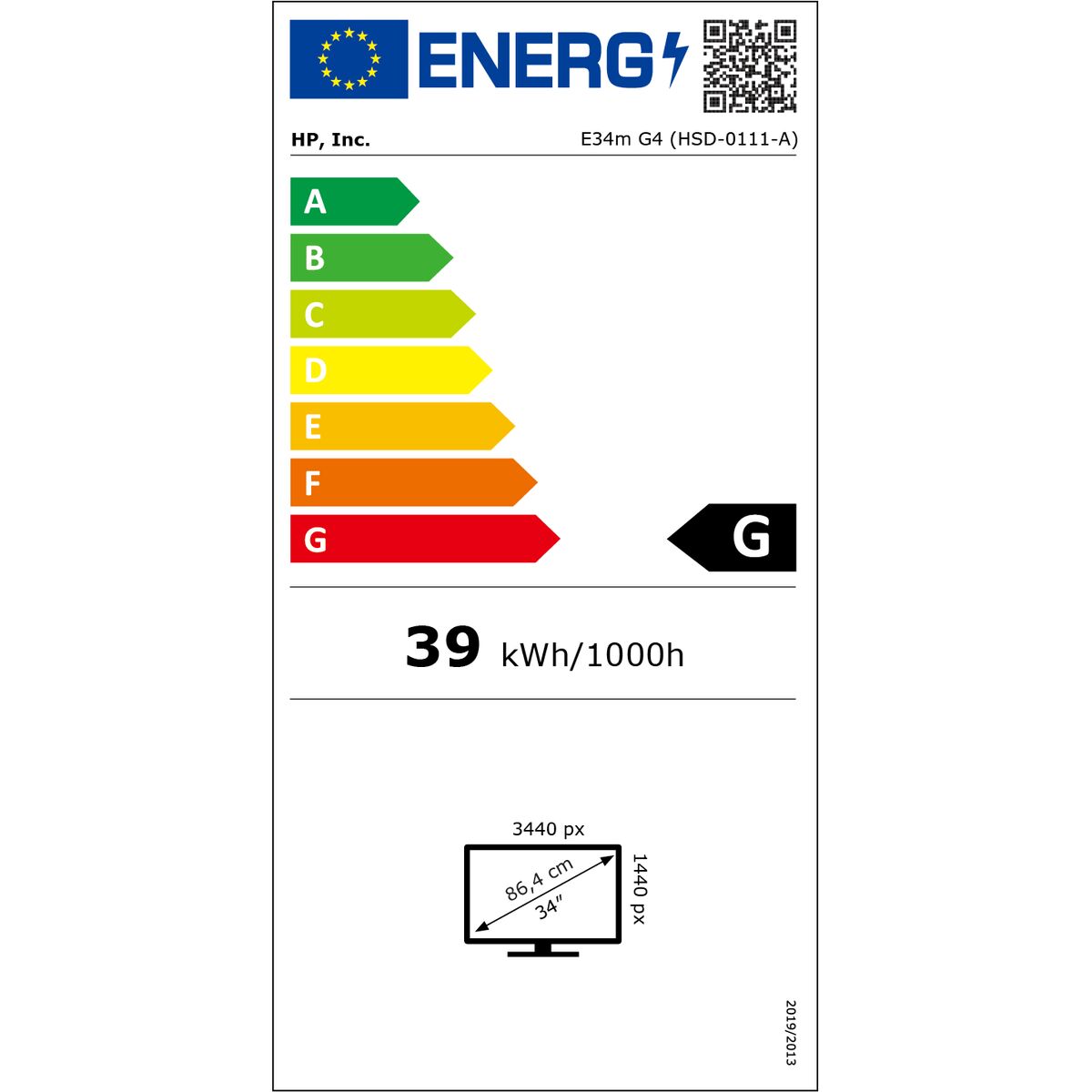 HP 40Z26AA#ABB 34" VA Monitor - 75Hz Ultra-Wide Display Online