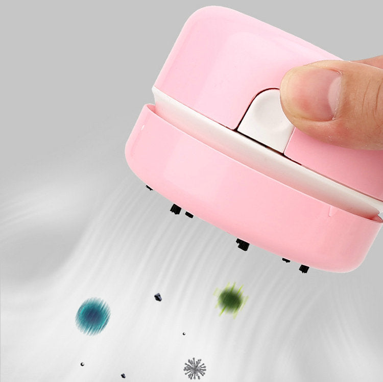 High Quality Mini Vacuum Cleaner - Portable Desktop Table Dust Sweeper