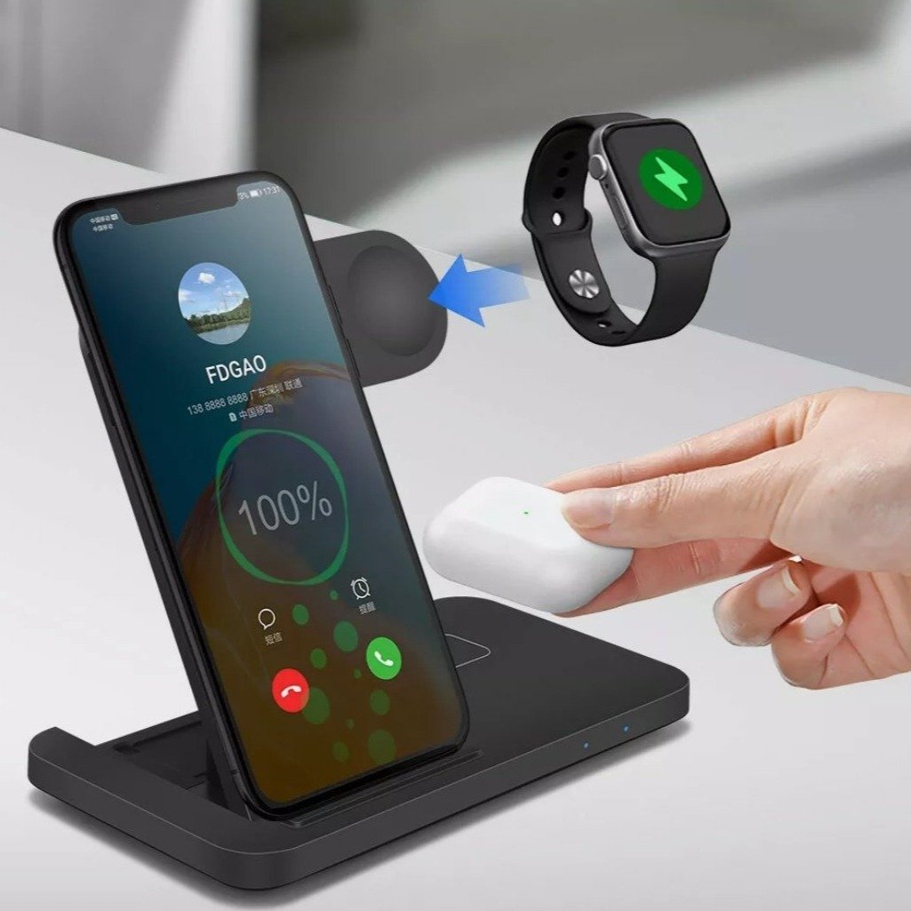 Ninja Dragons 3 in1 Wireless Foldable Charging Station - Smart Gadgets