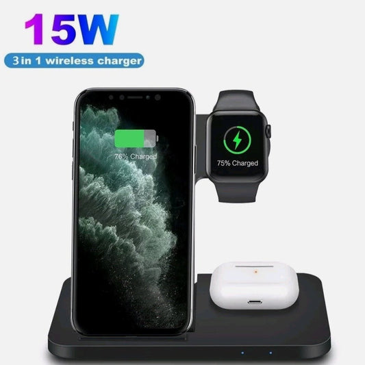 Ninja Dragons 3 in1 Wireless Foldable Charging Station - Smart Gadgets