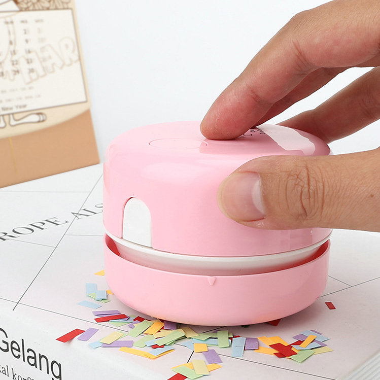 High Quality Mini Vacuum Cleaner - Portable Desktop Table Dust Sweeper