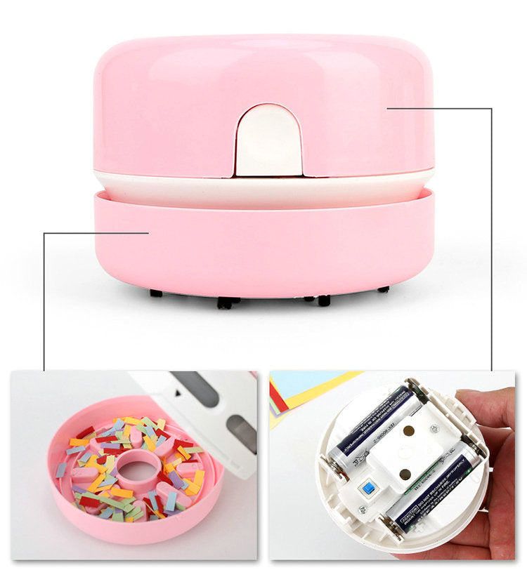 High Quality Mini Vacuum Cleaner - Portable Desktop Table Dust Sweeper